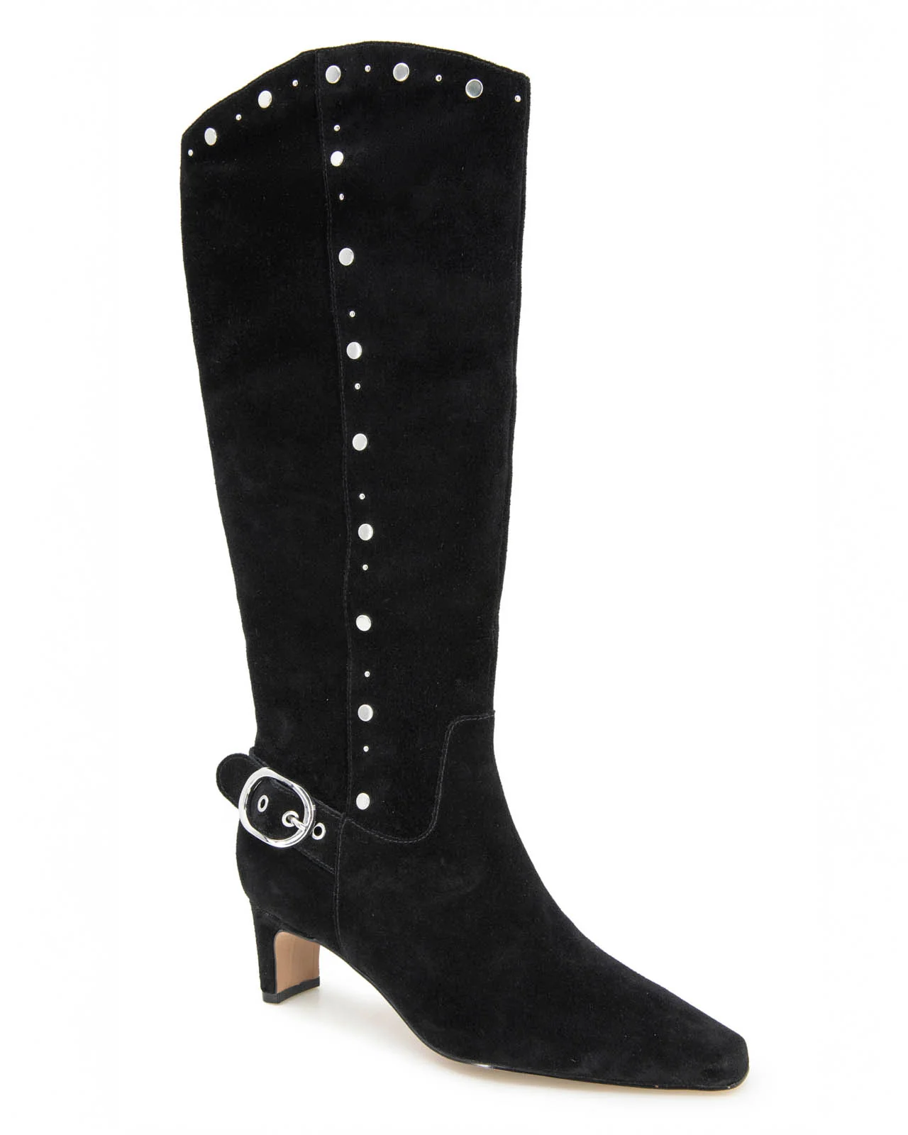 Jack Studs Tall Boot in Black