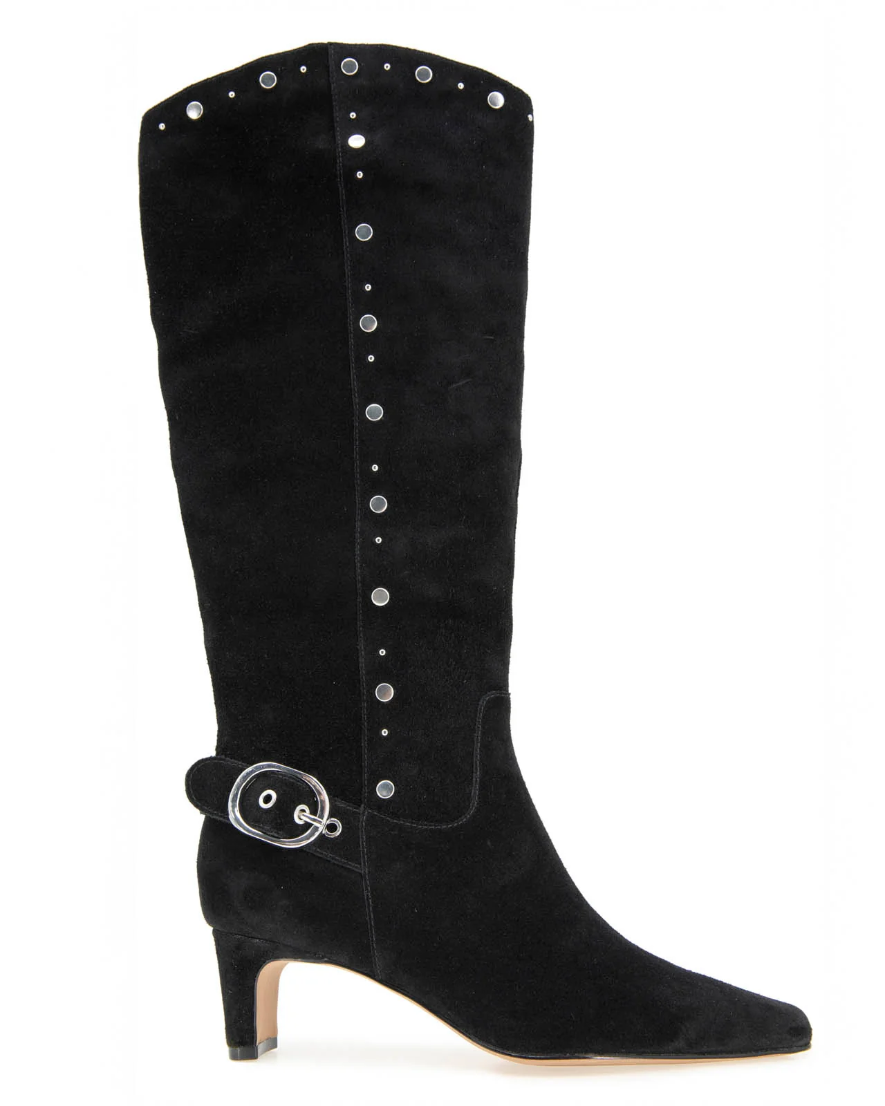 Jack Studs Tall Boot in Black