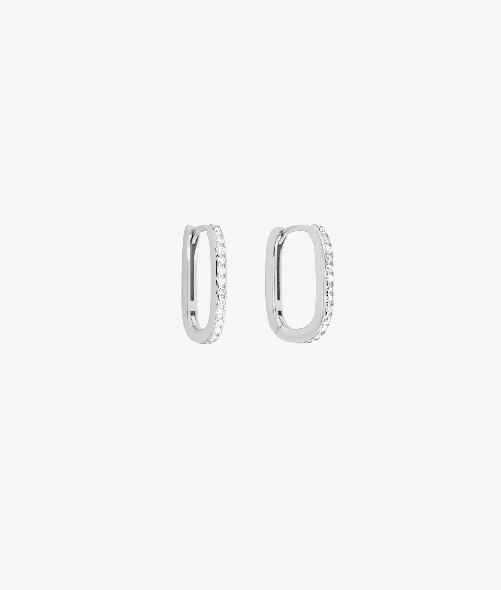 Shashi Cosmo Pavé Huggie Earrings