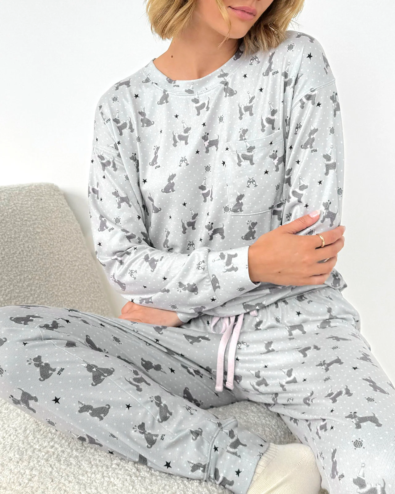 Holiday Dog Marna Pillowsoft PJ Set