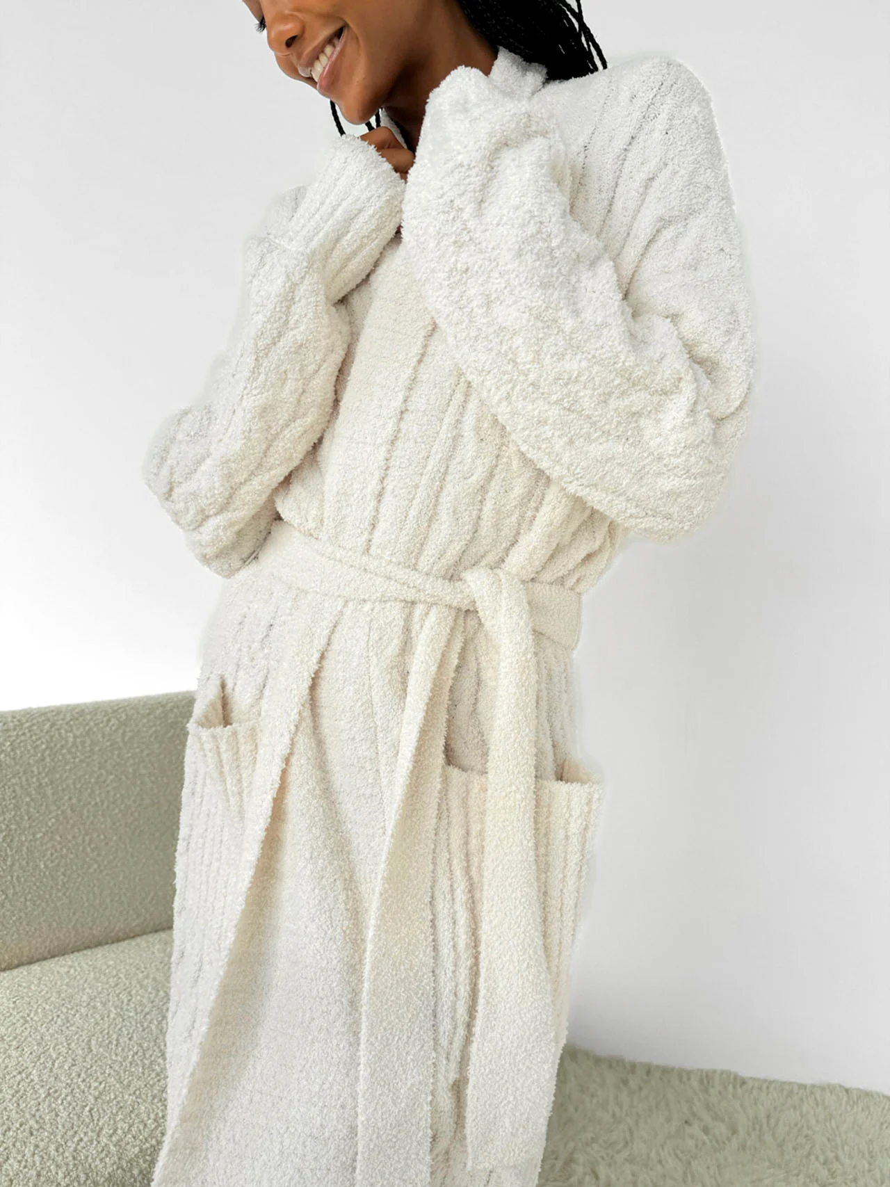 3088-ivory-cozy-fuzzy-pj-cable-robe-3.webp Ivory Cozy Fuzzy PJ Cable Robe