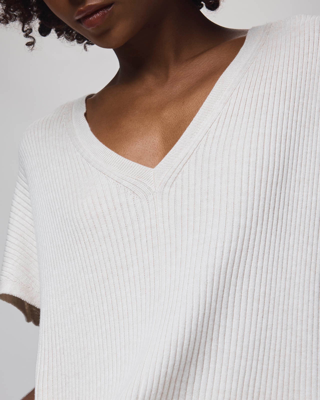 Georgie Cashblend Short Sleeve Sweater
