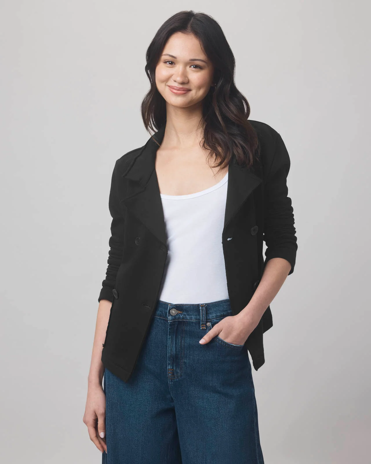 Diana French Terry Blazer