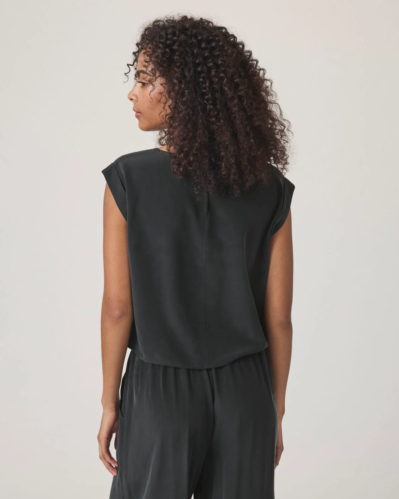 Alessandra Silk Short Sleeve Top