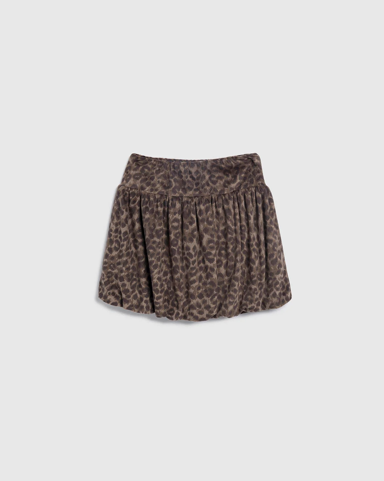 Girls Cheetah Bubble Skirt