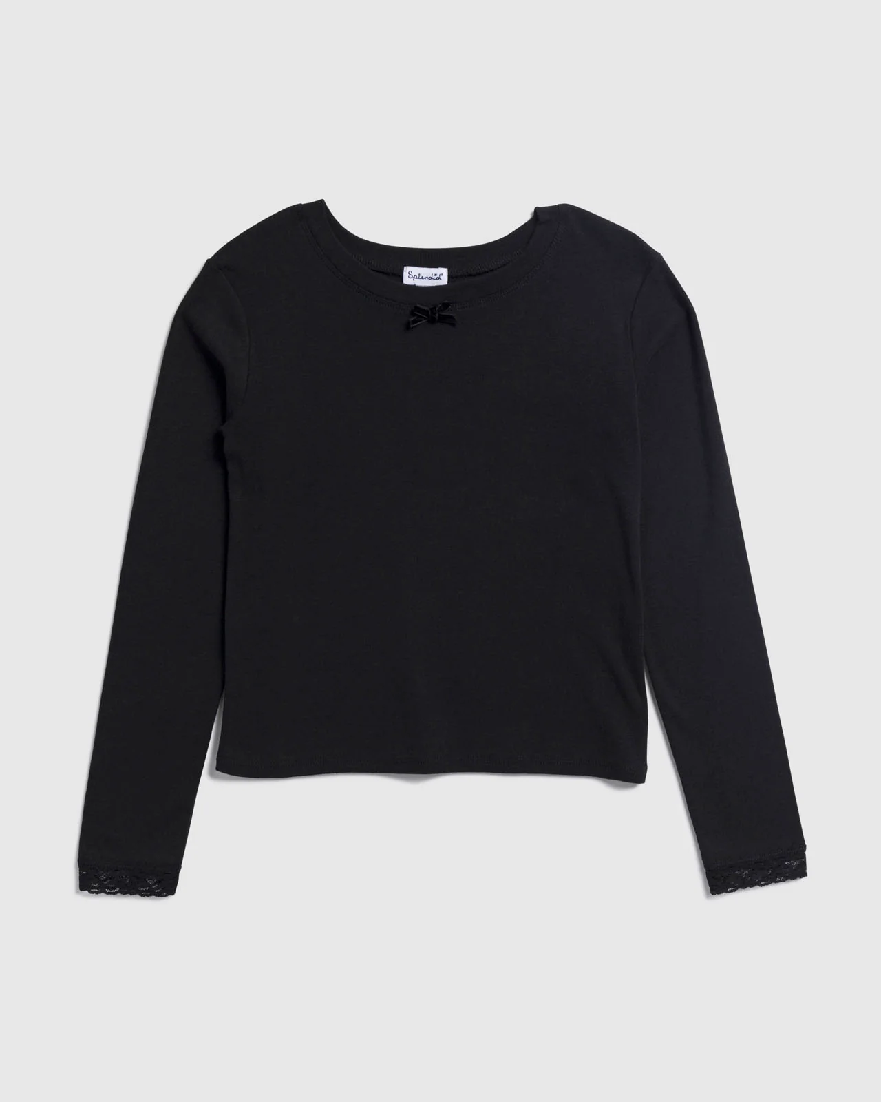 Girls Faye Lace Cuff Long Sleeve Tee