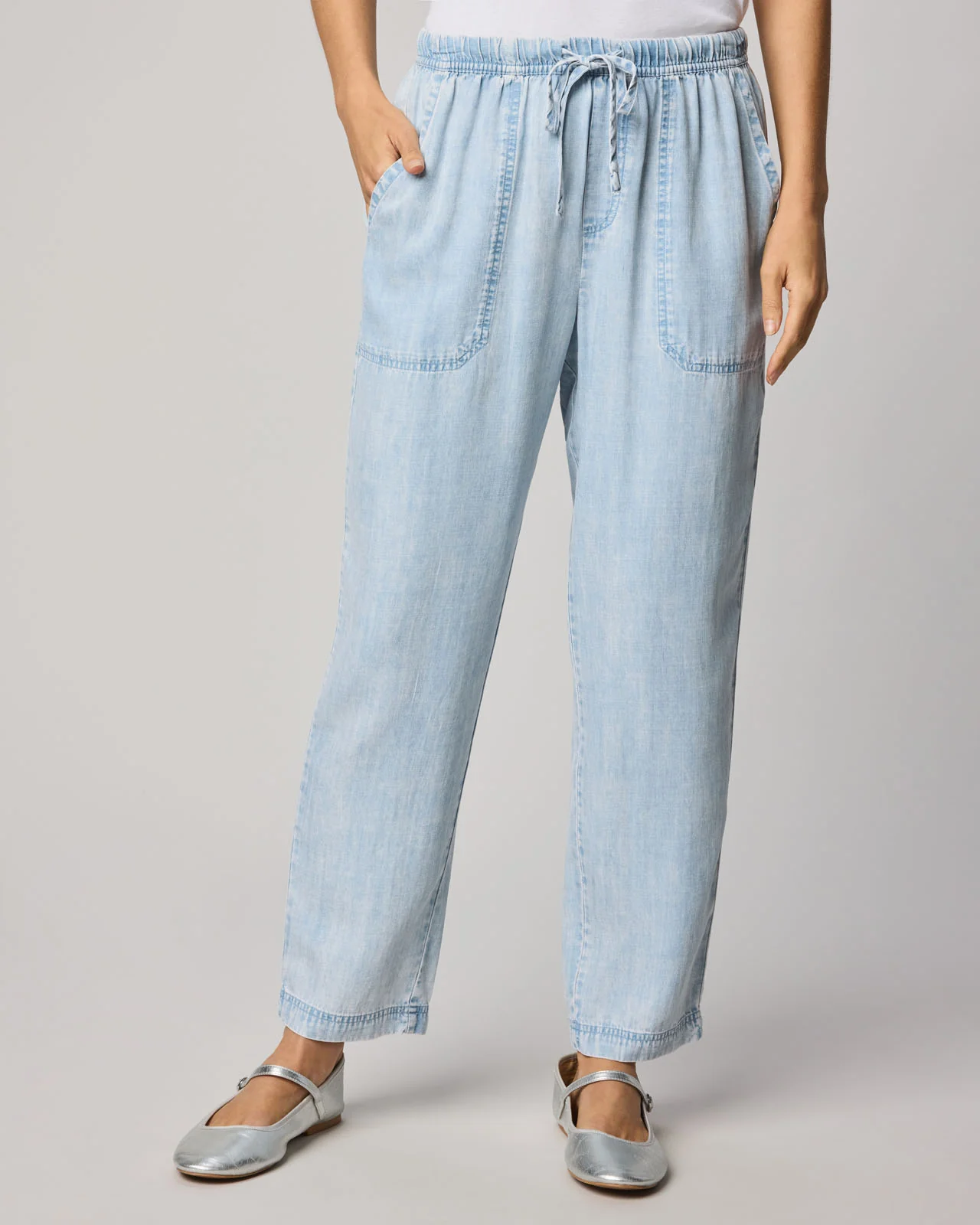 Angie Indigo Straight Leg Pant