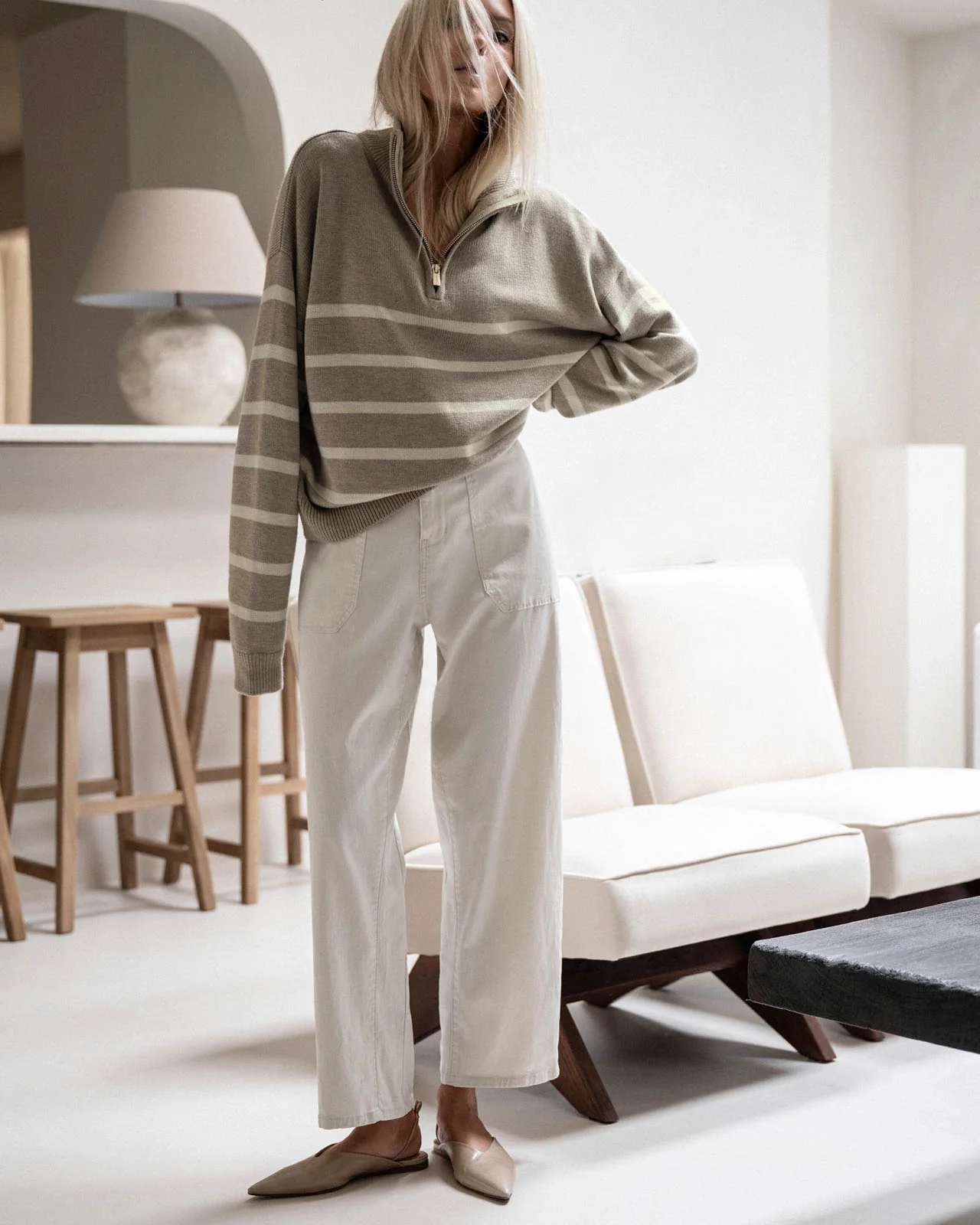 4019-georgie-stripe-quarter-zip-sweater-1.webp Georgie Stripe Quarter Zip Sweater