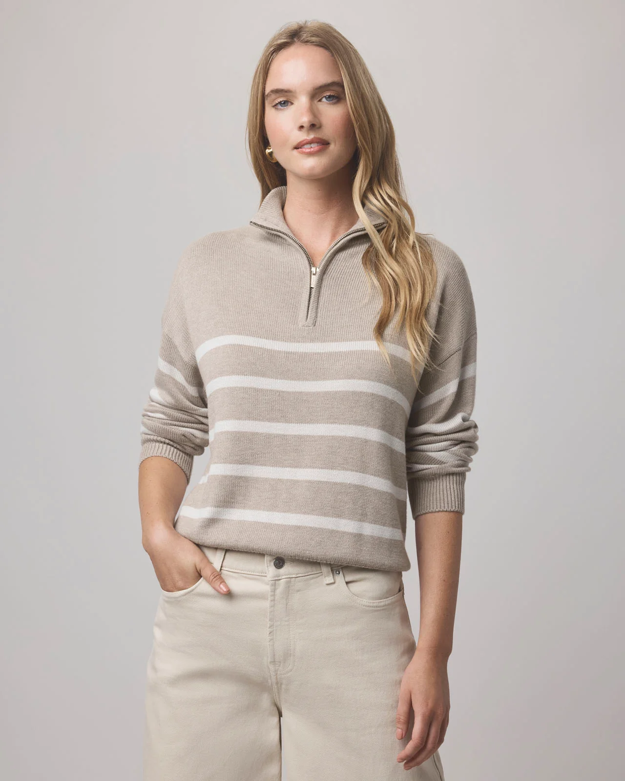 4019-georgie-stripe-quarter-zip-sweater-8.webp Georgie Stripe Quarter Zip Sweater
