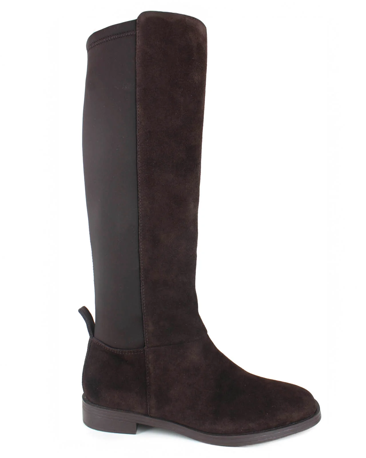 Marise Tall Suede Boot in Spice