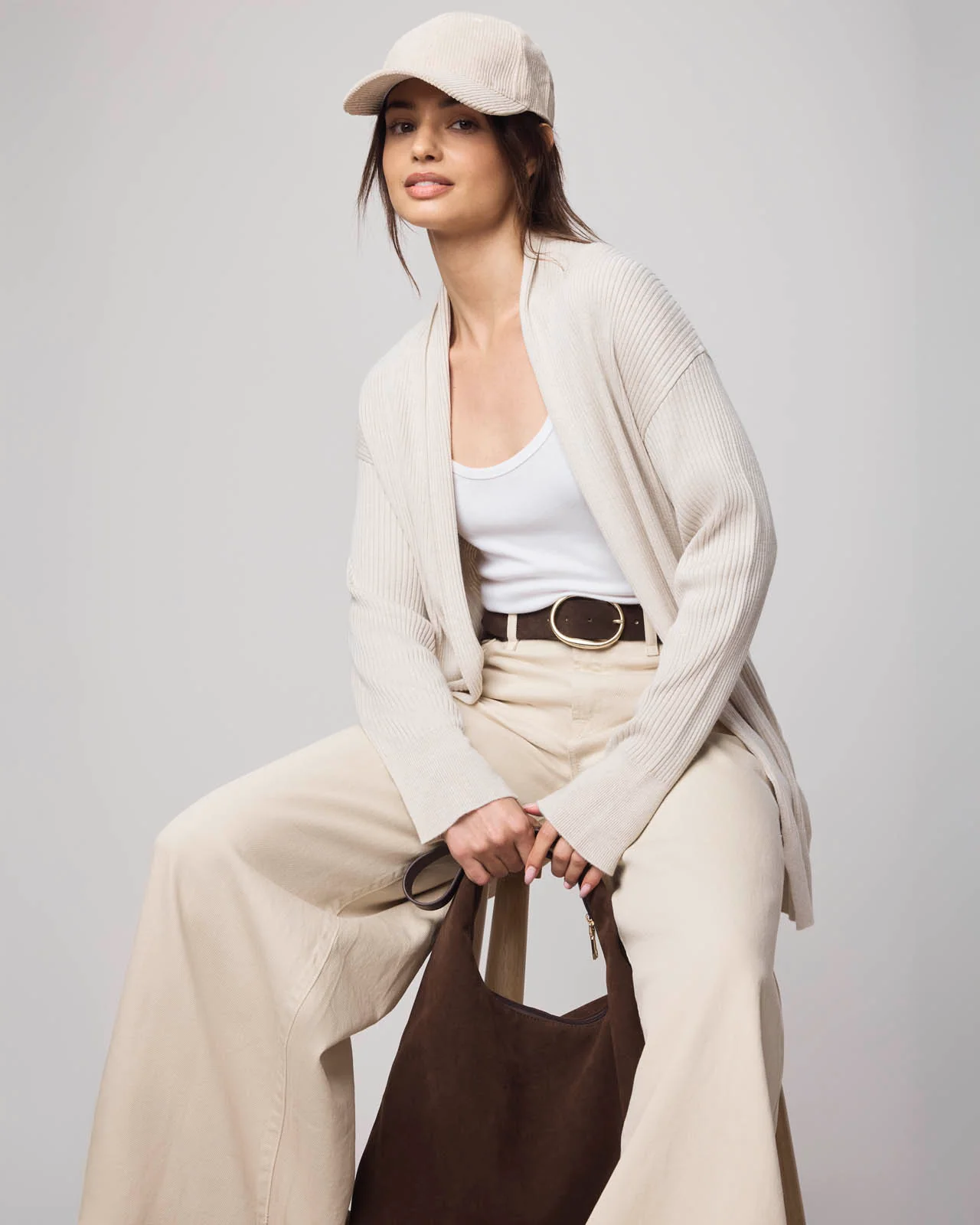 Georgie Cashblend Open Cardigan