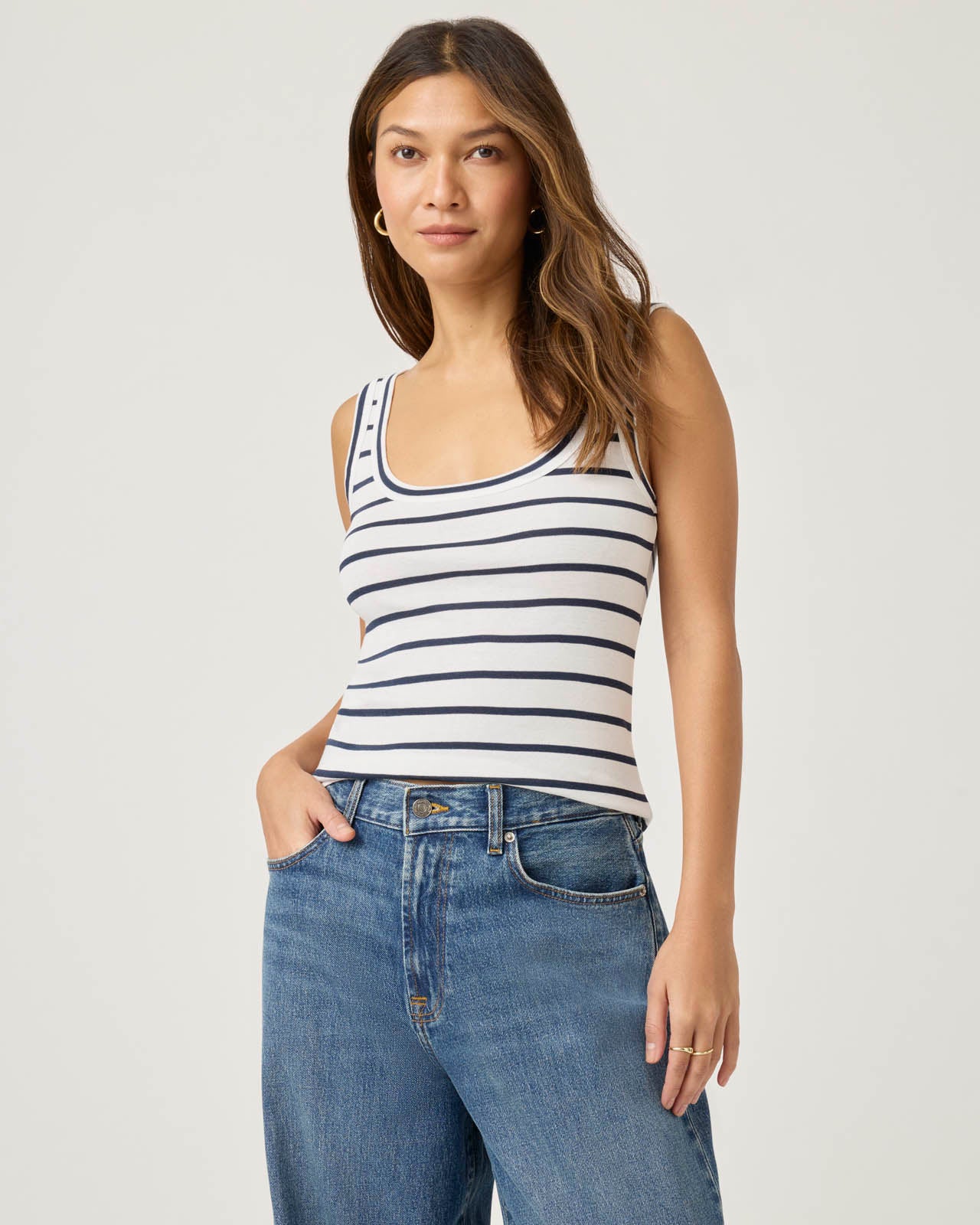 Faye Stripe Tank