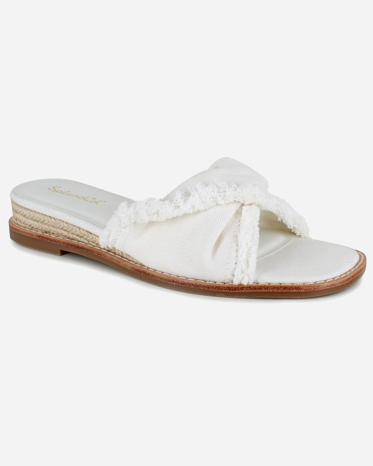 Brooklyn Slide in White Sand