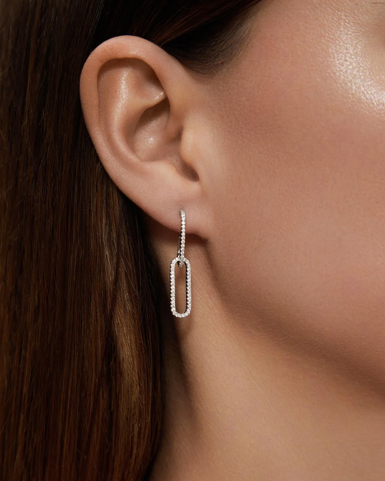Shashi Staple Pavé Earrings