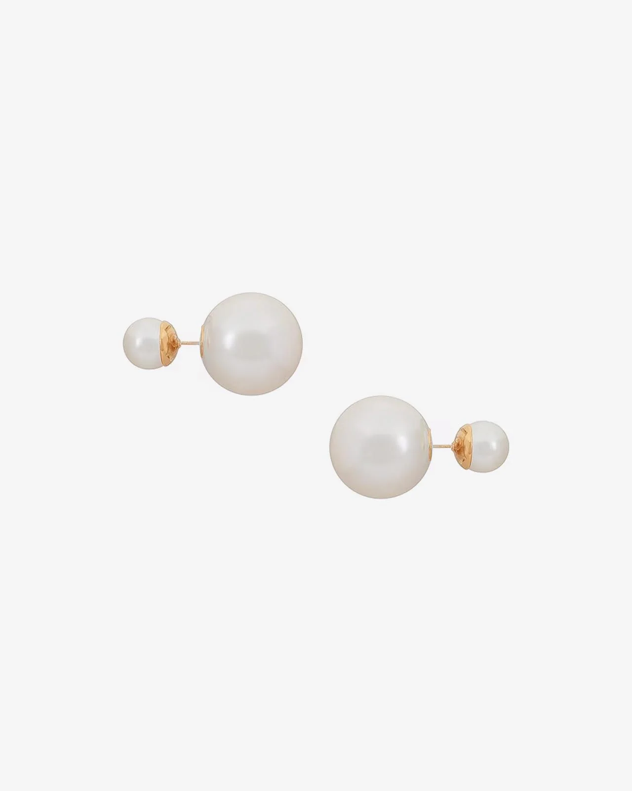 Shashi Pearl Double Ball Earring