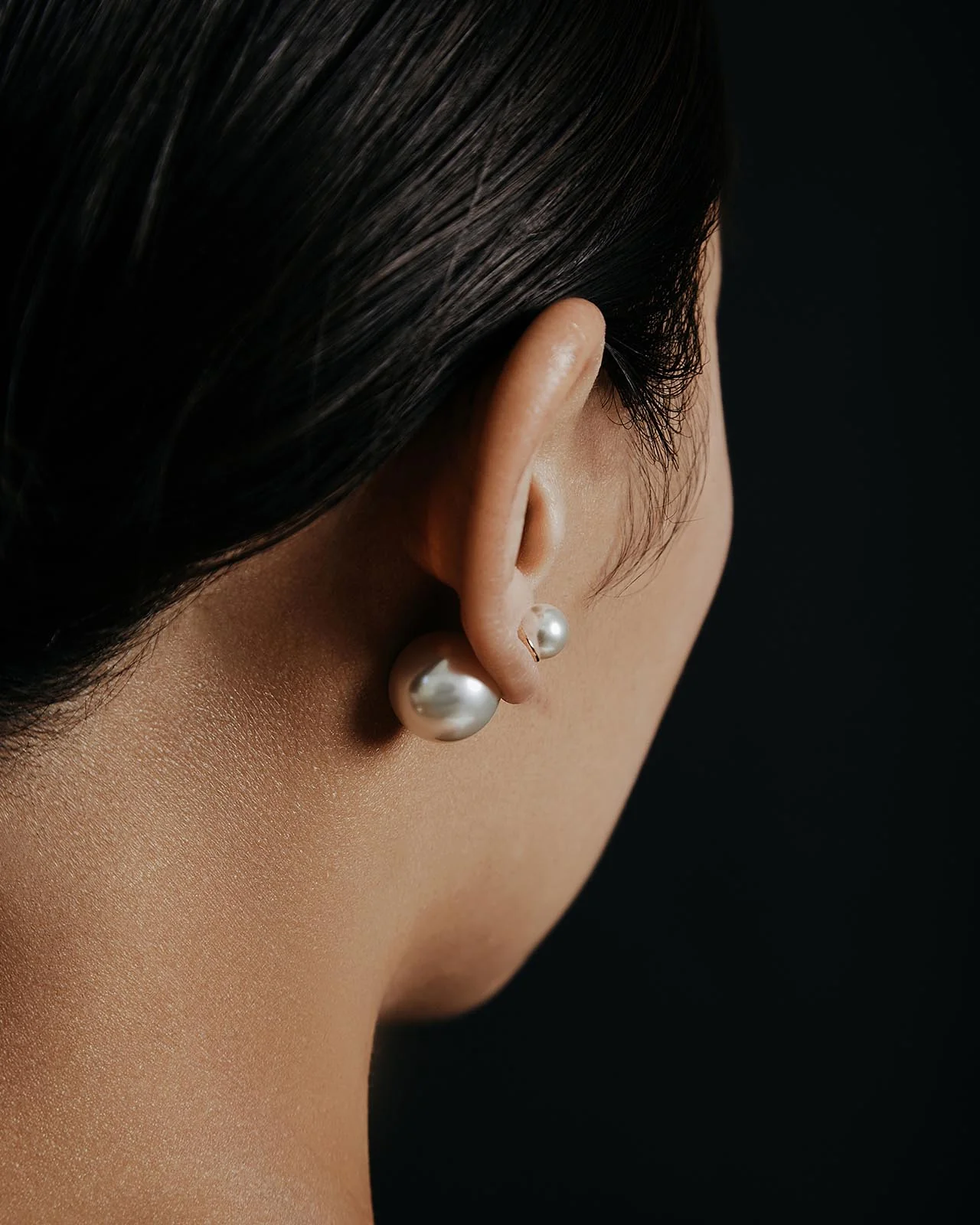 Shashi Pearl Double Ball Earring