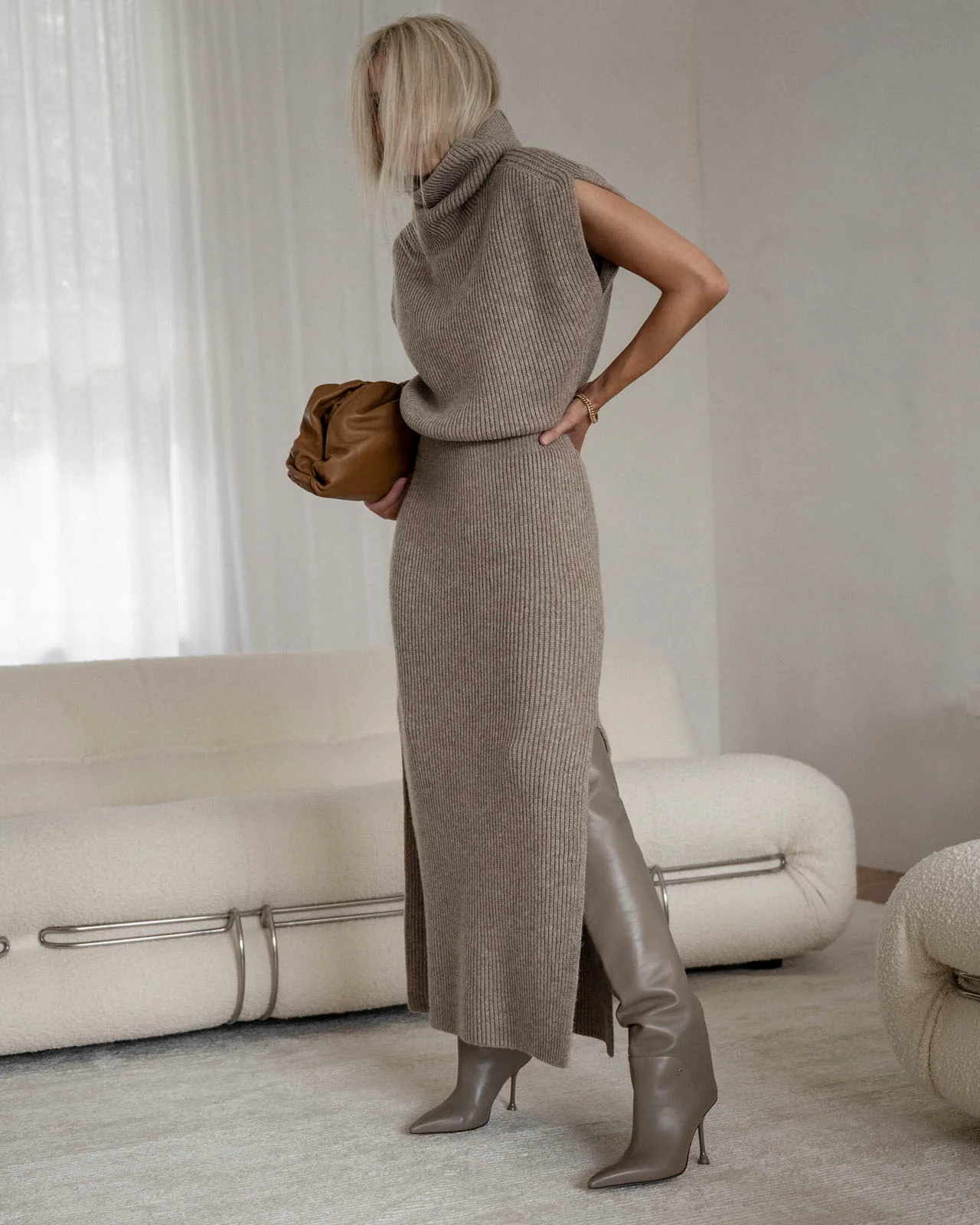 Marigold Cashblend Sweater Dress