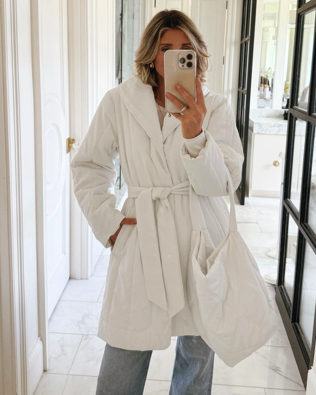 Splendid x @Cellajaneblog Quilted Coat