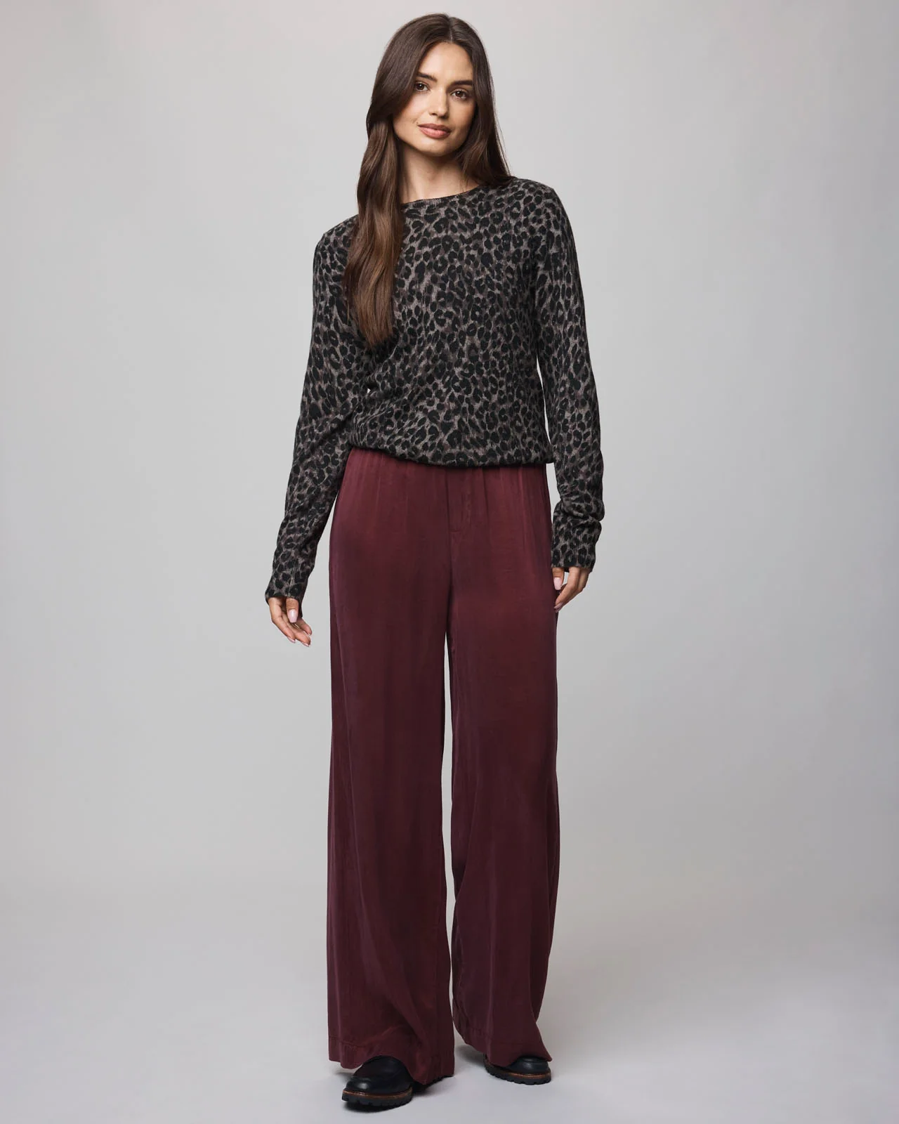 Leopard Lounge Crewneck Sweater