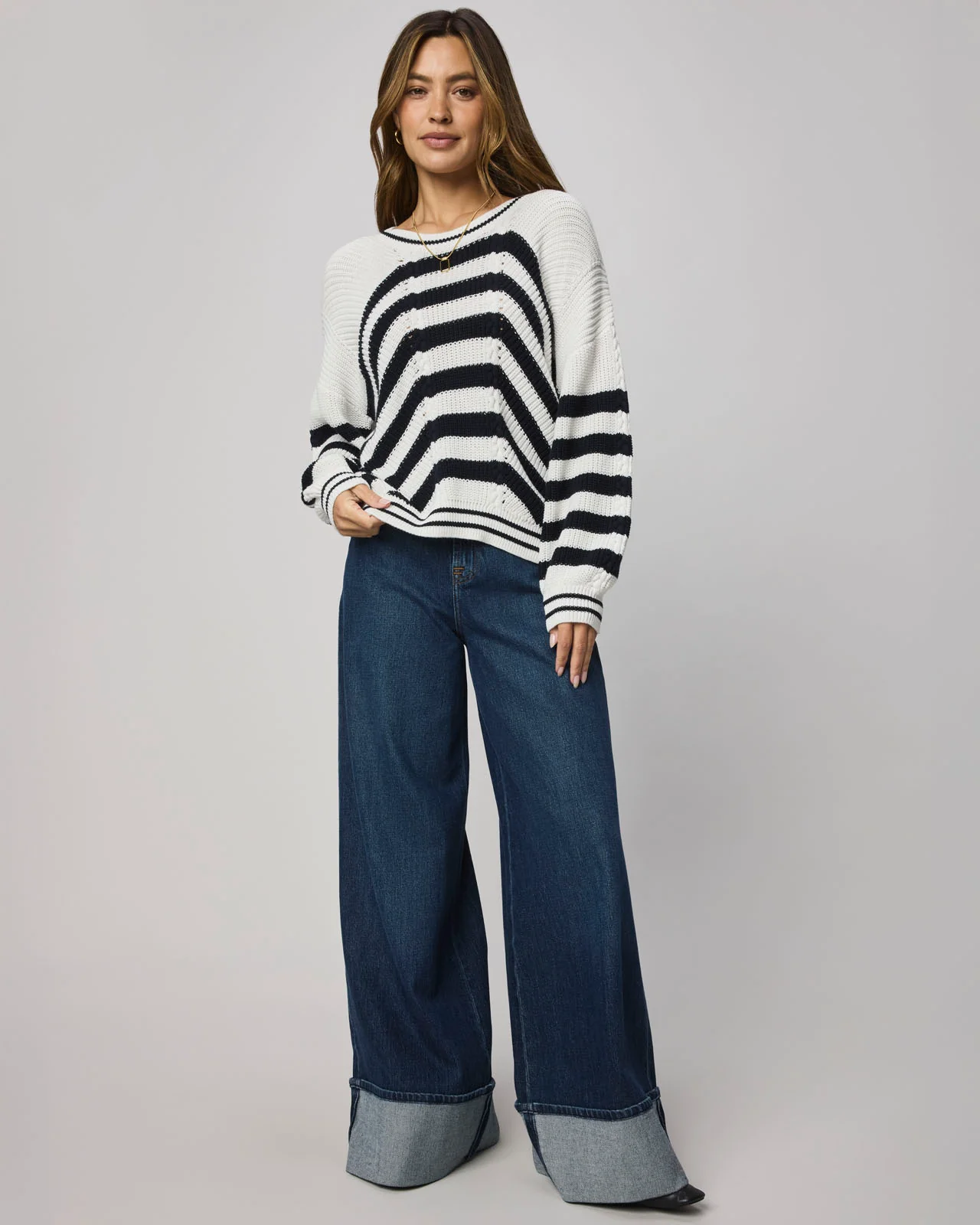 Vienna Chevron Sweater