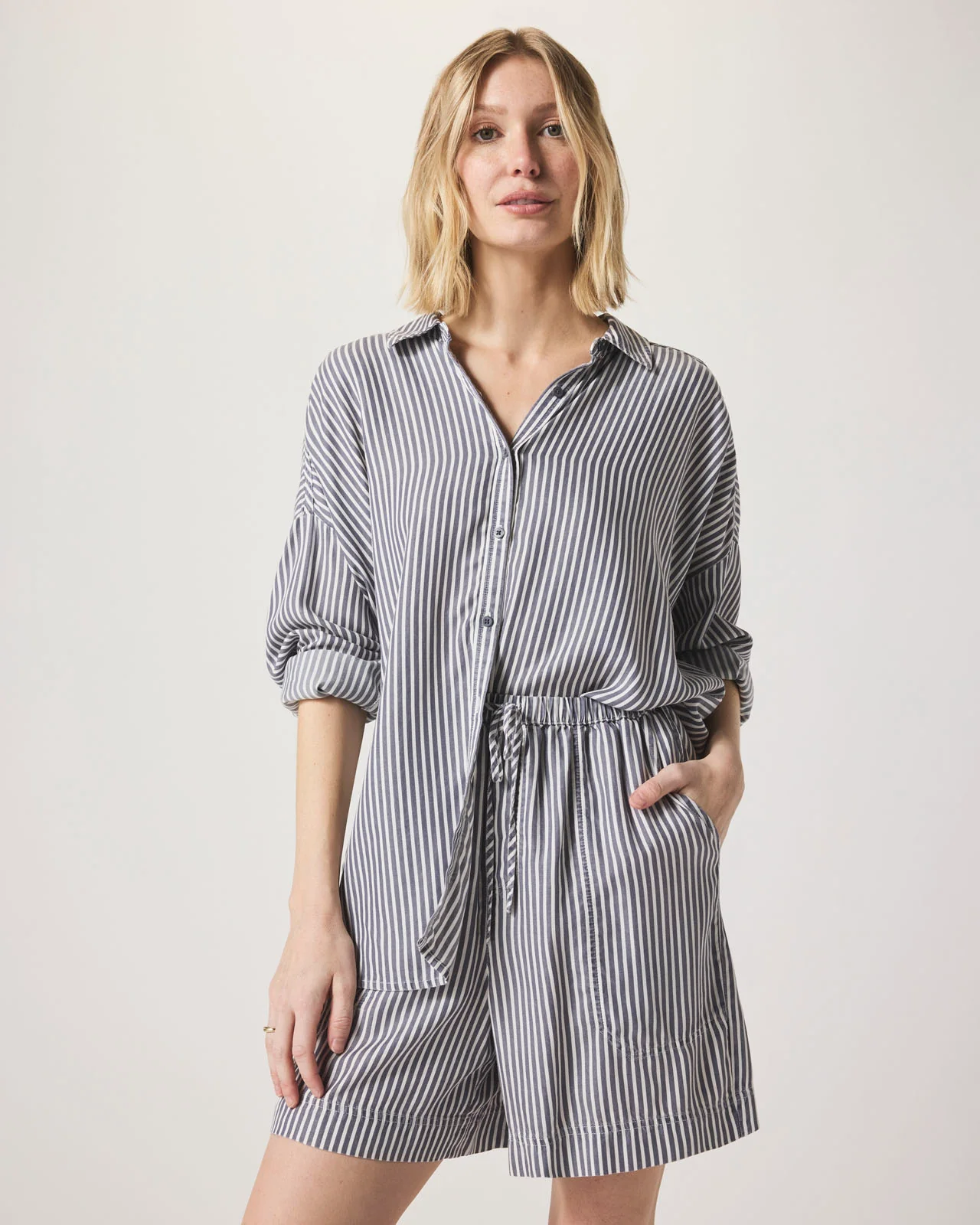 Ella Stripe Button Down