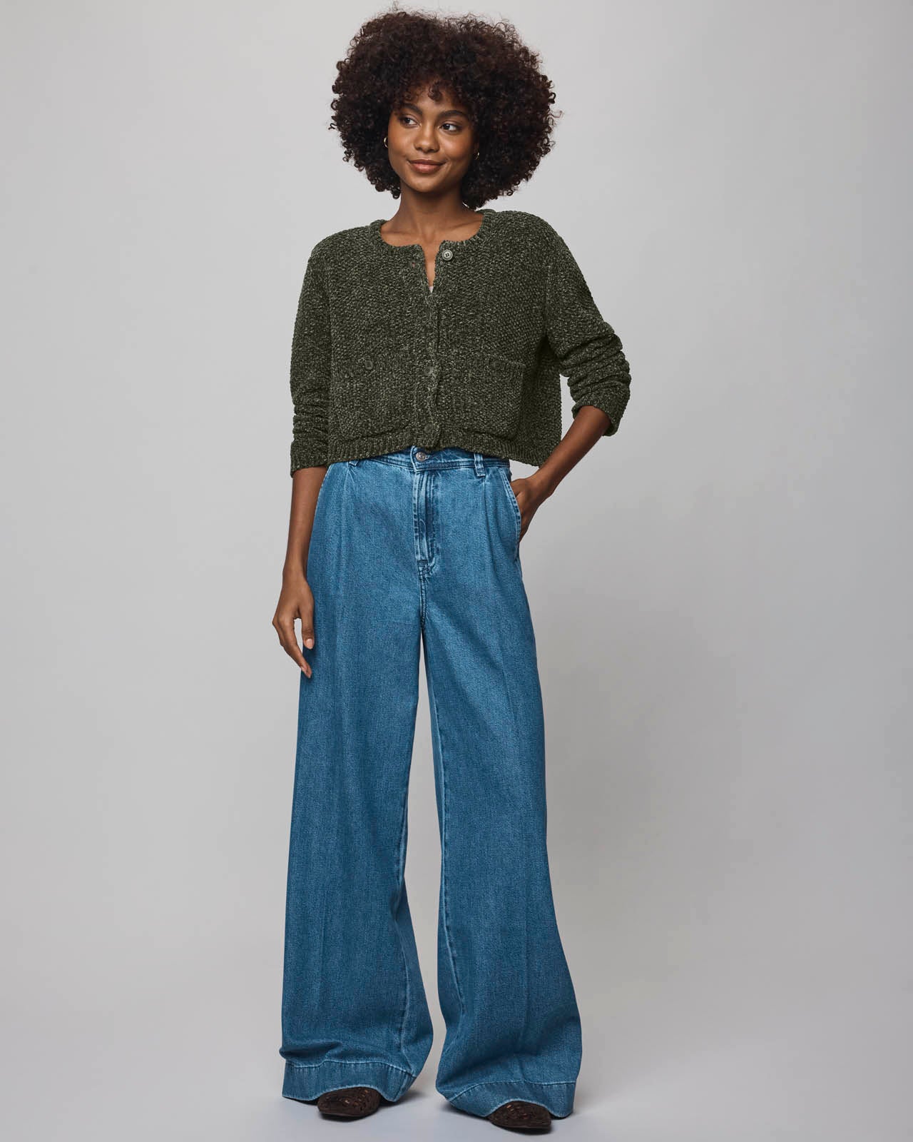 5191-andrea-chenille-crop-cardigan-4.jpg Andrea Chenille Crop Cardigan