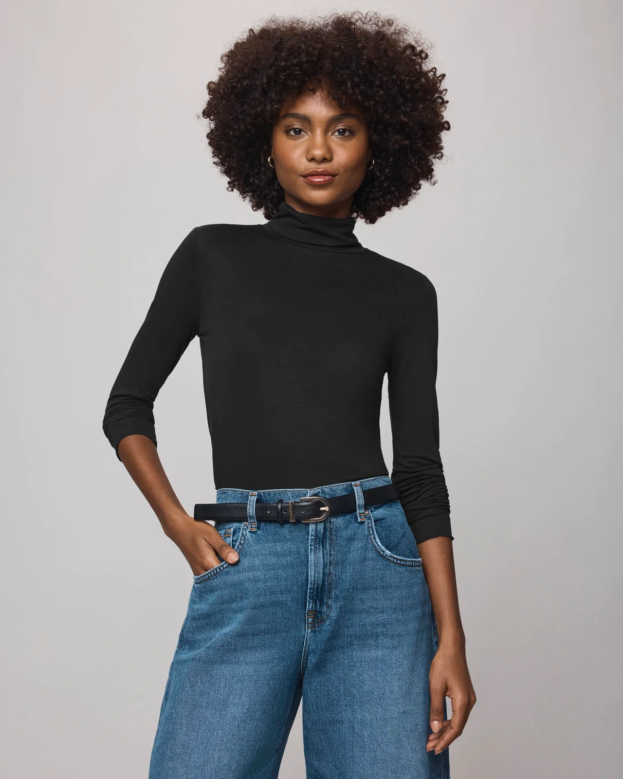 Bamboo Long Sleeve Turtleneck