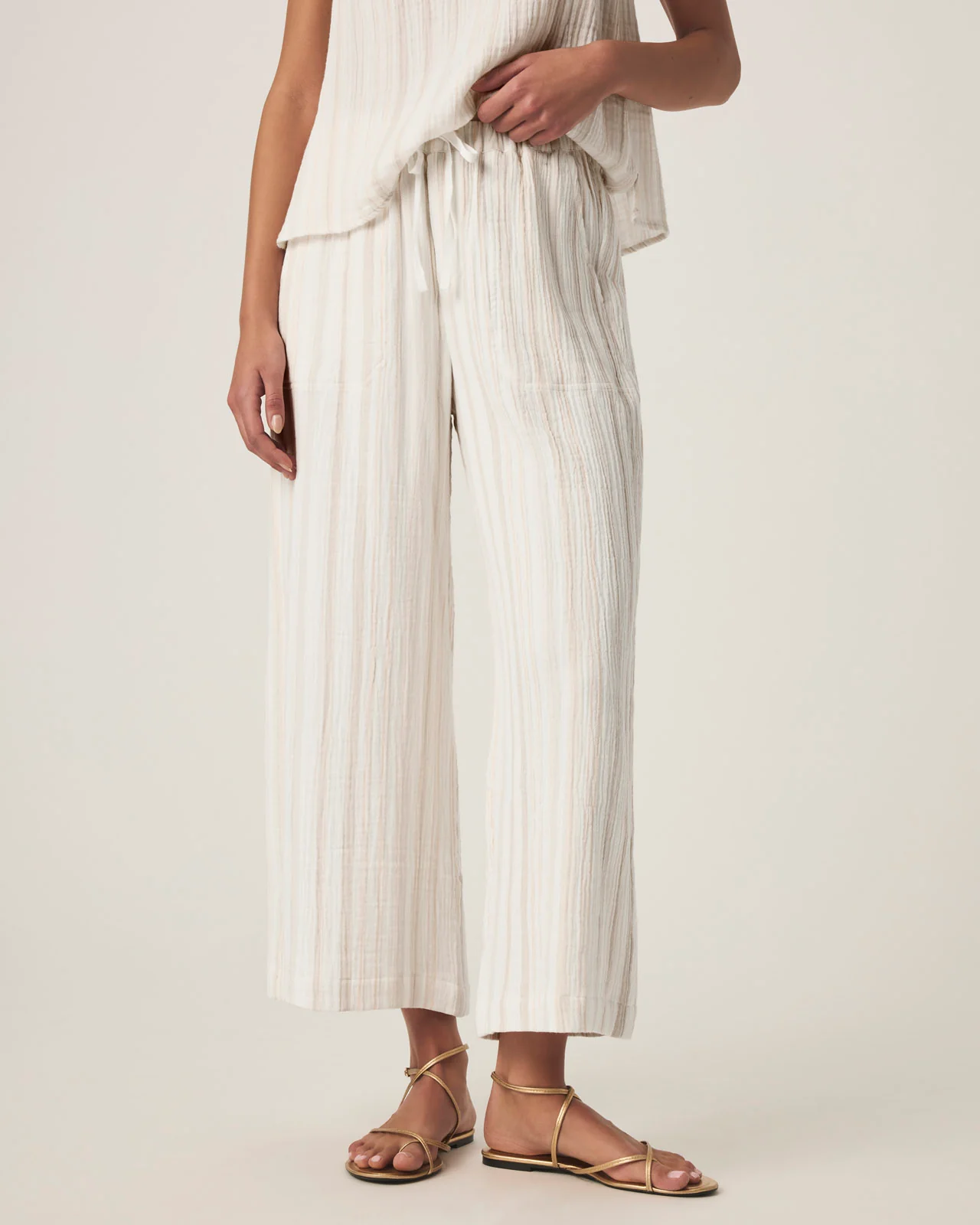 Kit Gauze Stripe Pant