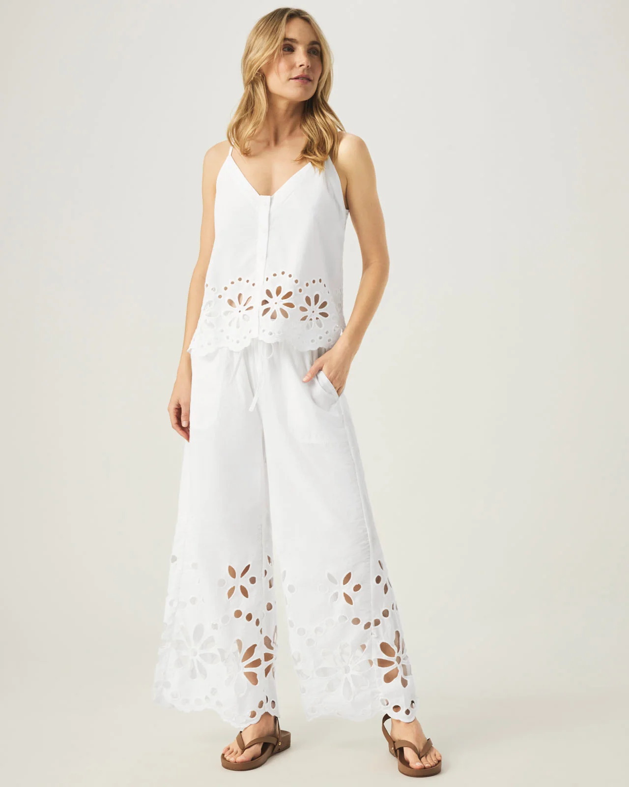 Emma Eyelet Pant
