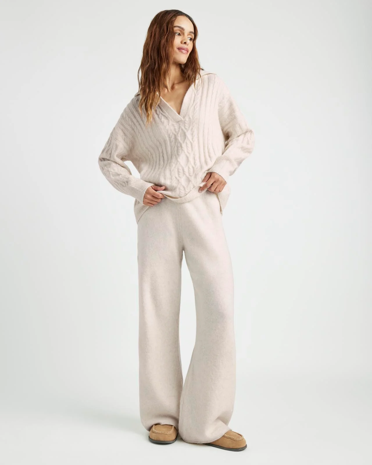 Stassi Cable Sweater Pant