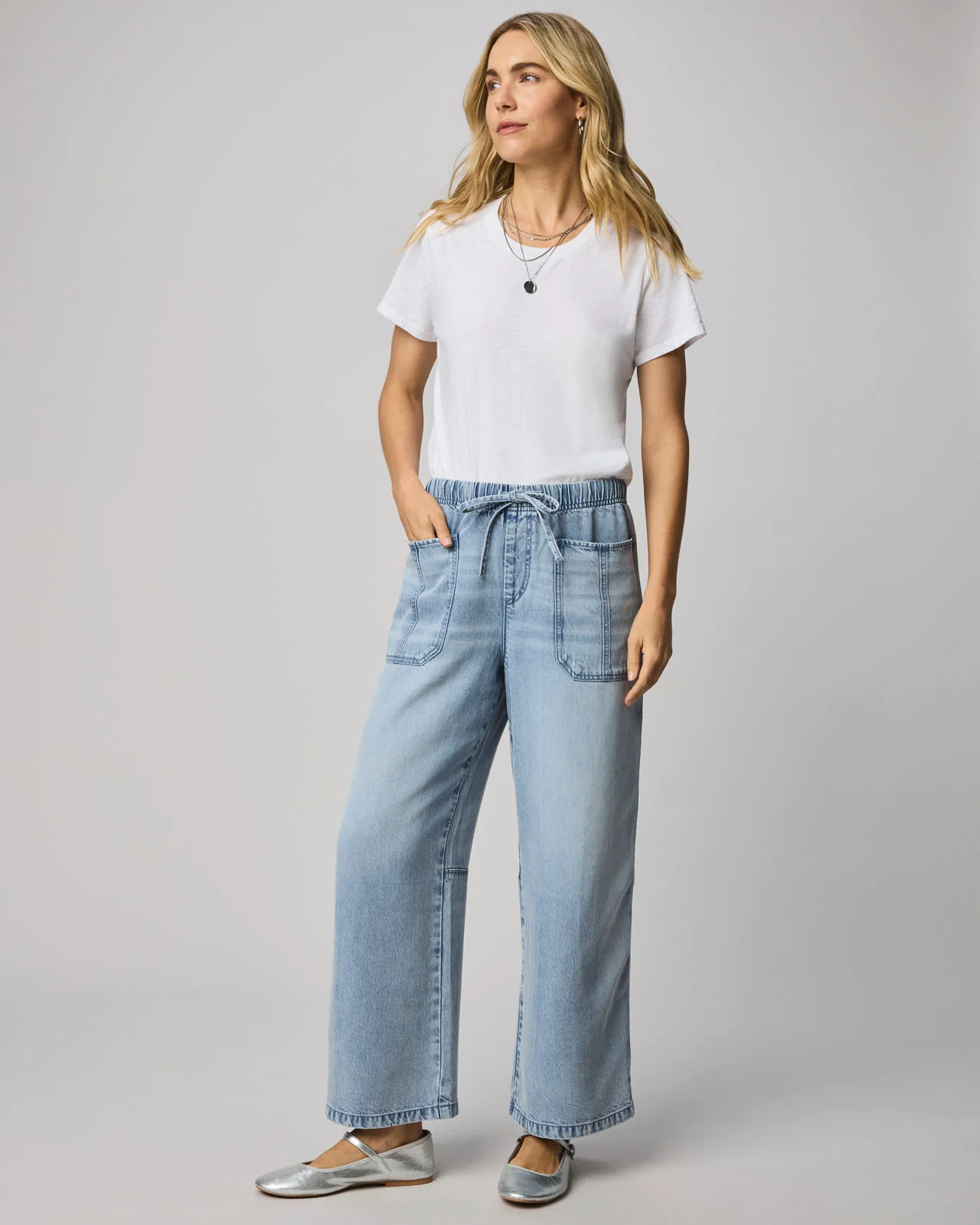 Lounge Denim Straight Pant
