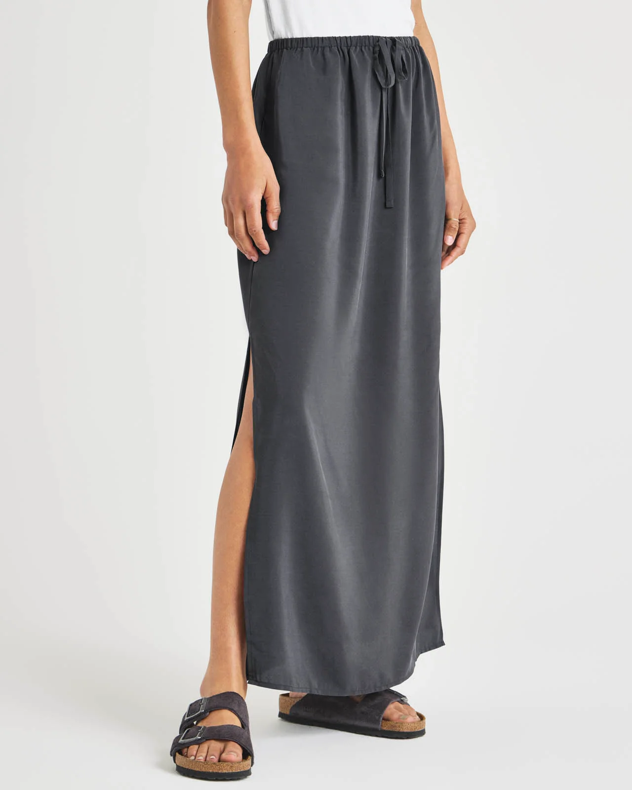 Alessandra Silk Maxi Skirt